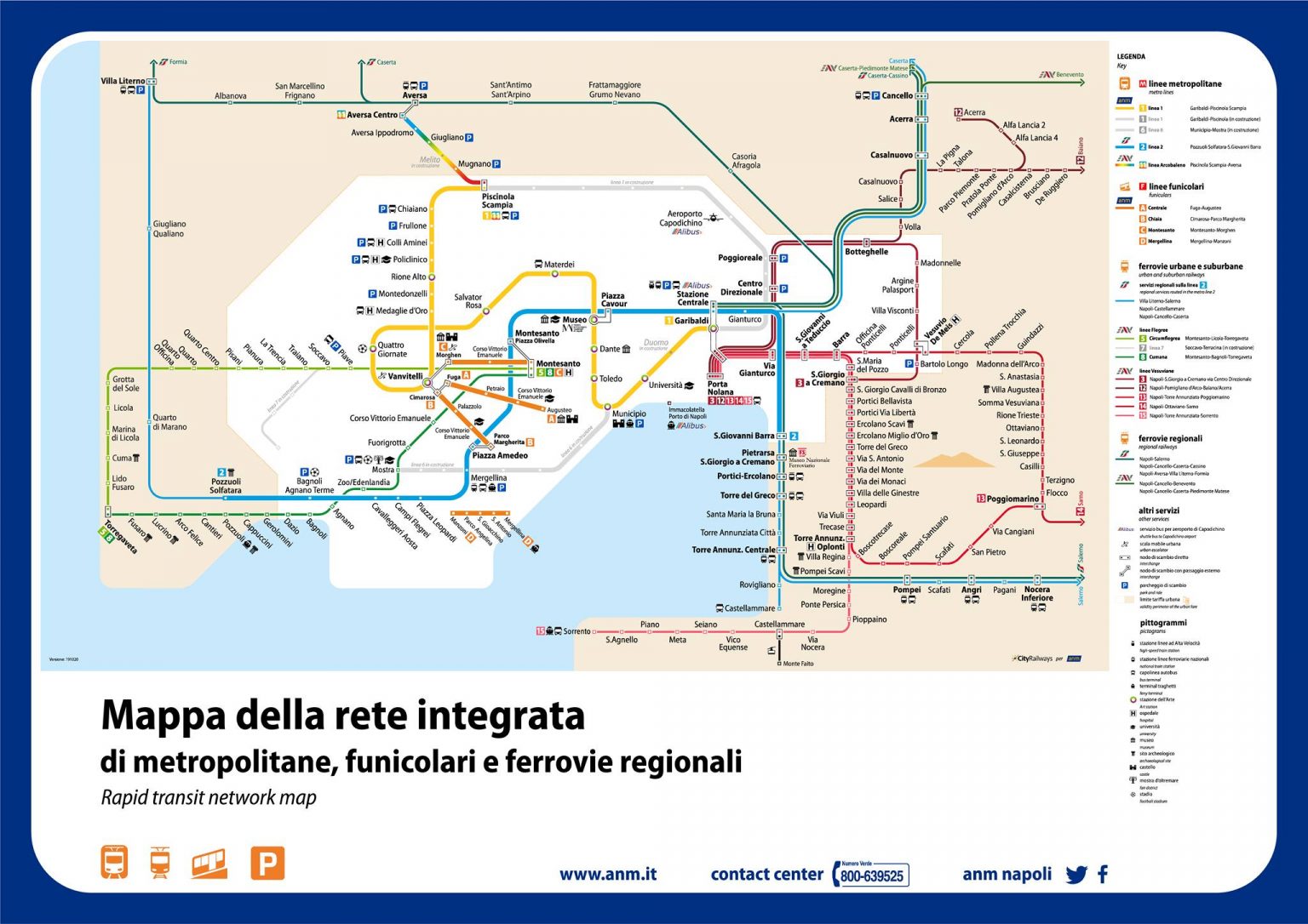 Lignes Métropolitaines De Naples, Horaires, Gares Et Informations Les ...