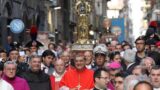 Dispositivo di traffico a Napoli per la processione di San Gennaro il 5 maggio 2018