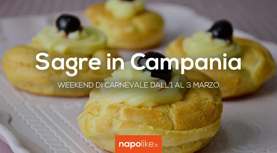 Sagre in Campania nel weekend di Carnevale dall'1 al 3 marzo 2019