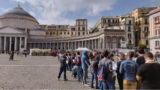 Flashmob da Piazza Plebiscito a Chiaia a Napoli con tributo a Gershwin