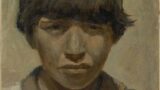 Il dipinto di Maradona da bambino al Museo di Capodimonte a Napoli