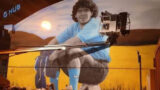 Un murales dedicato a Maradona a Gragnano: la bella opera di Leticia Mandragora