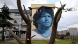 Murale per Maradona a Frattamaggiore: l’opera dedicata a Diego