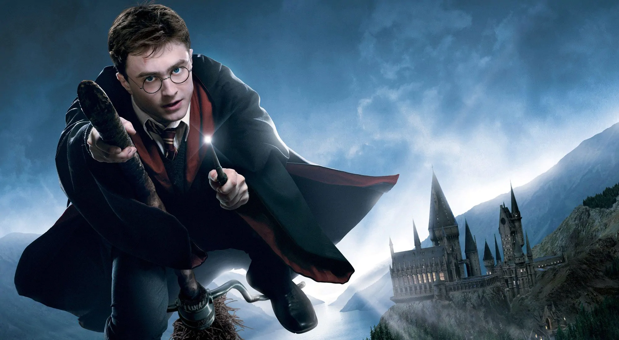 Harry Potter volant sur le balai - Photo et Tableau - Editions