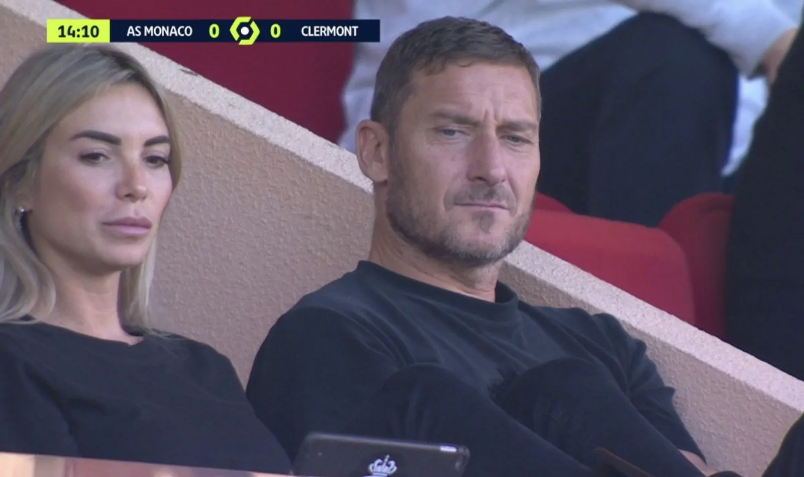 Totti e Noemi allo Stadio