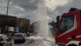 Grave perdita idrica nella zona ospedaliera: traffico bloccato