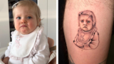 Fedez e il nuovo tatuaggio del viso della figlia Vittoria (foto)