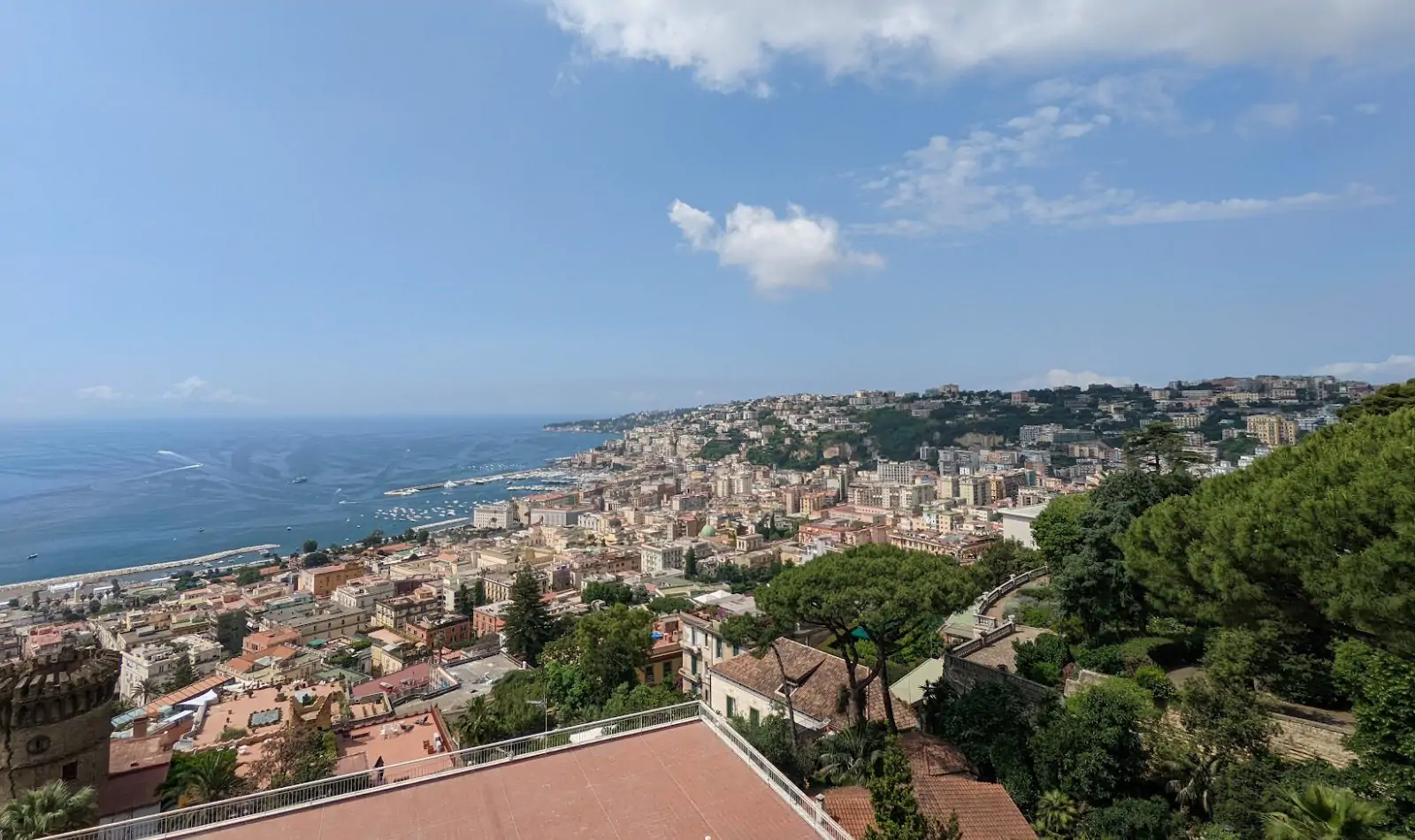 napoli dall'alto