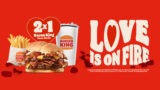 Da Burger King per San Valentino, se vai in coppia hai un menu gratis!